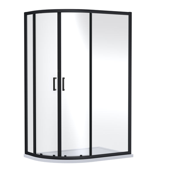 NUIE 1900 x 1200 x 900mm Offset Quandrant Shower Enclosure
