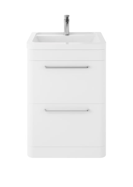 Hudson Reed Floor Standing 600mm Cabinet & Ceramic Basin