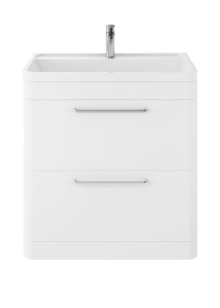 Hudson Reed Floor Standing 800mm Cabinet & Polymarble Basin