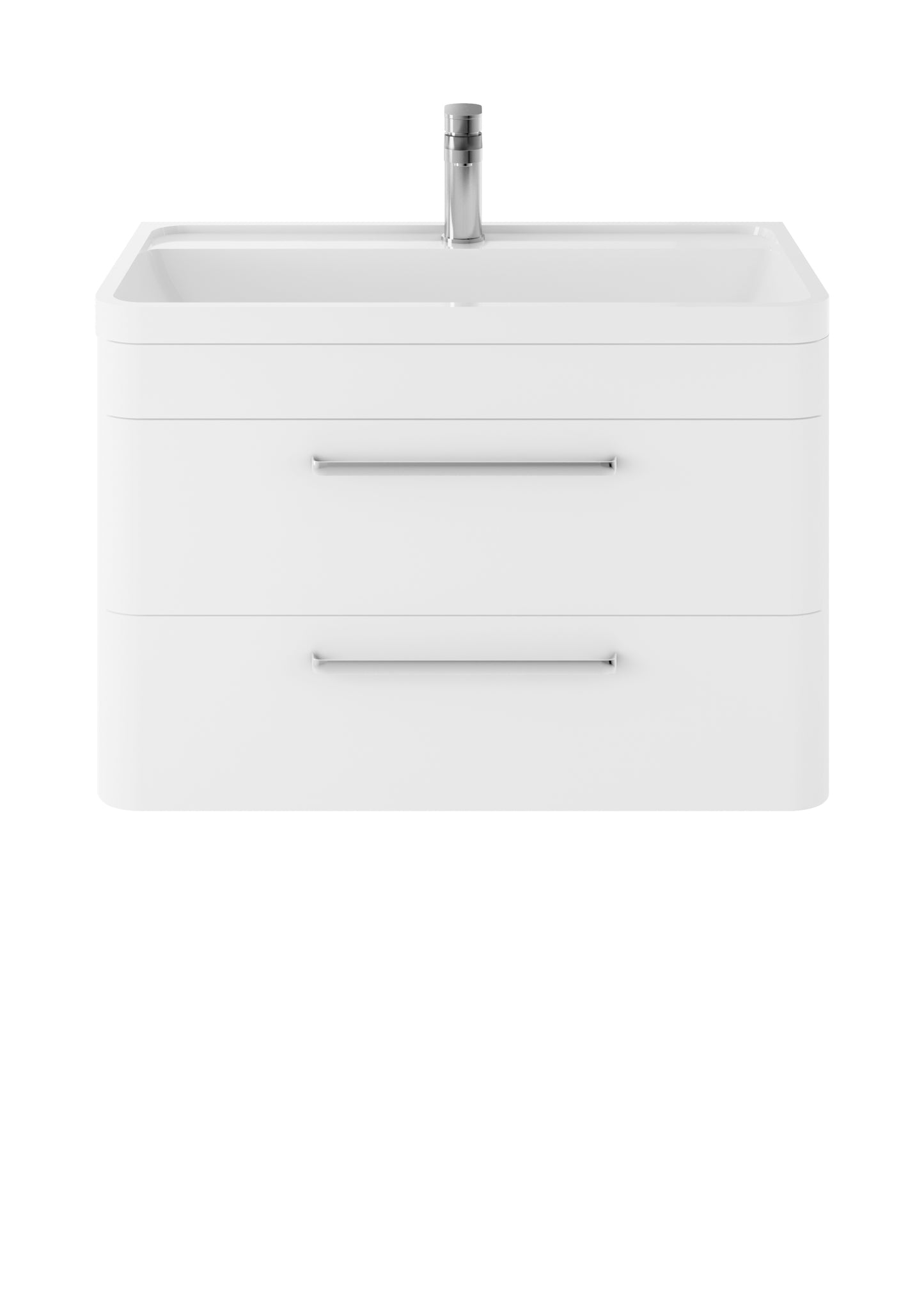Hudson Reed Wall Hung 800mm Cabinet & Polymarble Basin