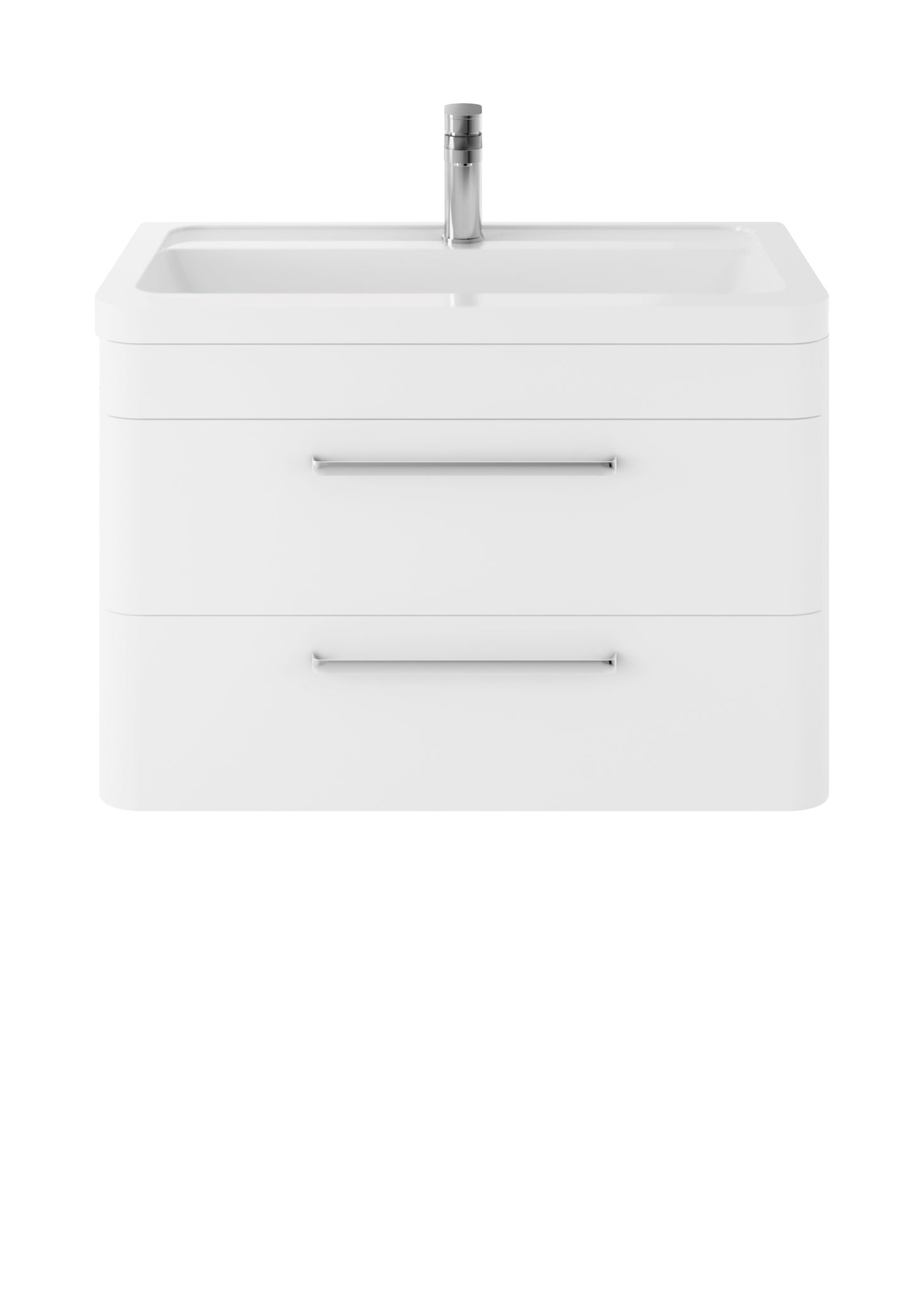 Hudson Reed Wall Hung 800mm Cabinet & Ceramic Basin