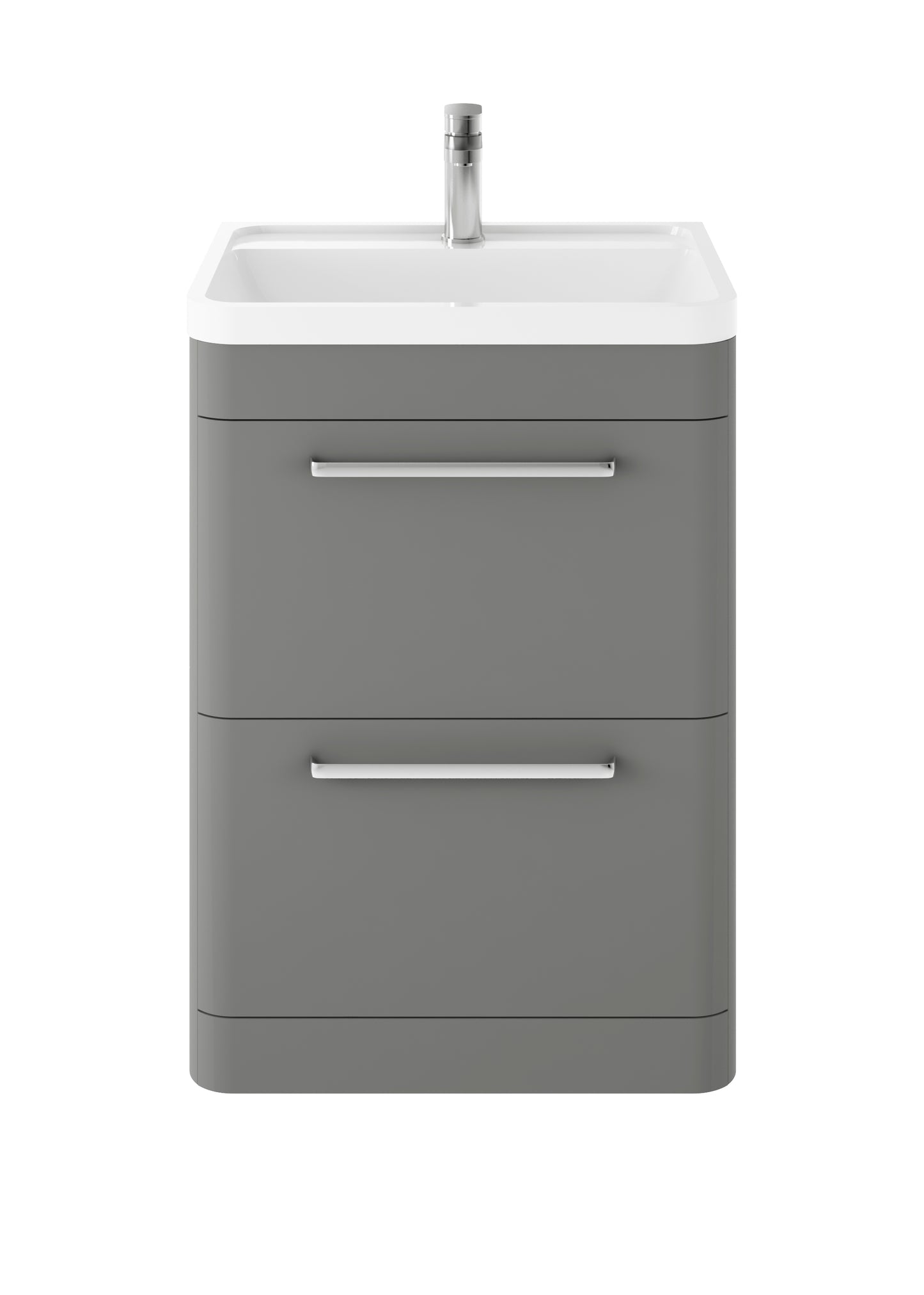 Hudson Reed Floor Standing 600mm Cabinet & Polymarble Basin