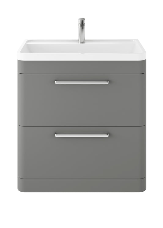 Hudson Reed Floor Standing 800mm Cabinet & Polymarble Basin