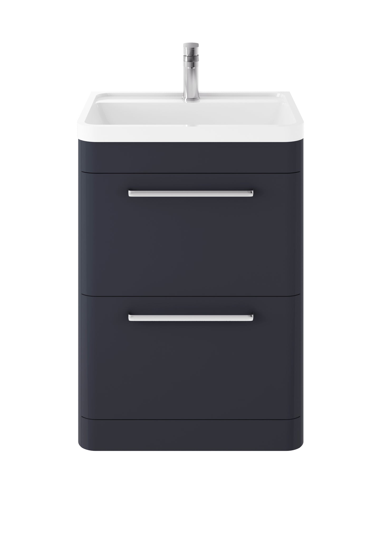 Hudson Reed Floor Standing 600mm Cabinet & Polymarble Basin
