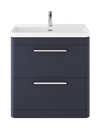 Hudson Reed Floor Standing 800mm Cabinet & Thin Edge Ceramic Basin