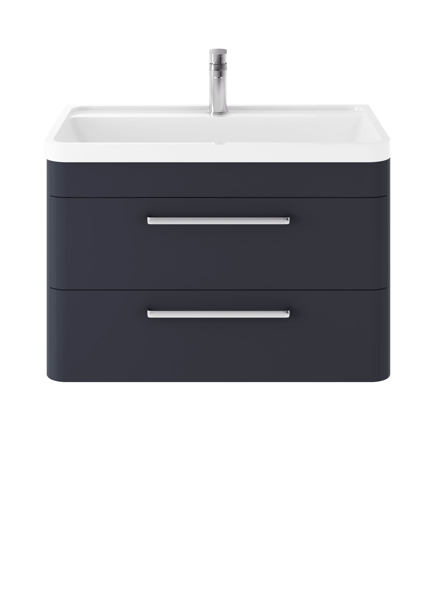 Hudson Reed Wall Hung 800mm Cabinet & Polymarble Basin