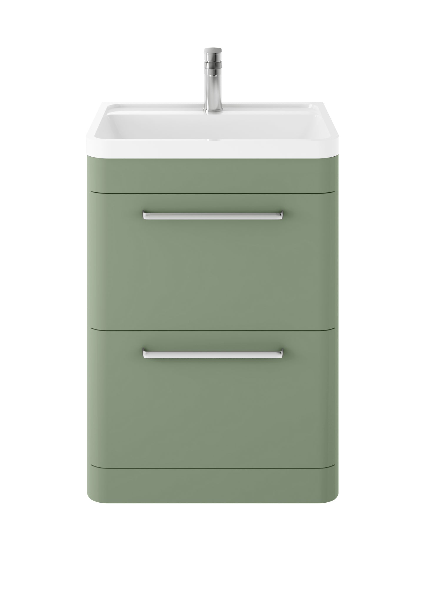 Hudson Reed Floor Standing 600mm Cabinet & Polymarble Basin