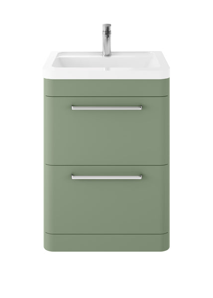 Hudson Reed Floor Standing 600mm Cabinet & Ceramic Basin