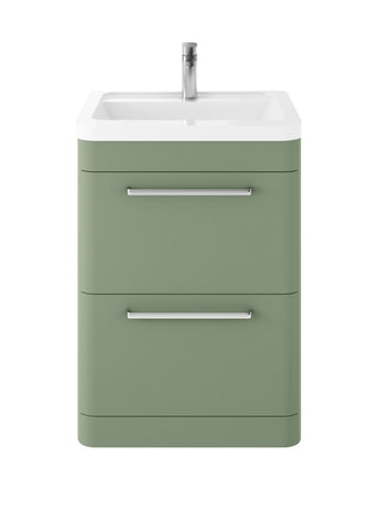 Hudson Reed Floor Standing 600mm Cabinet & Ceramic Basin