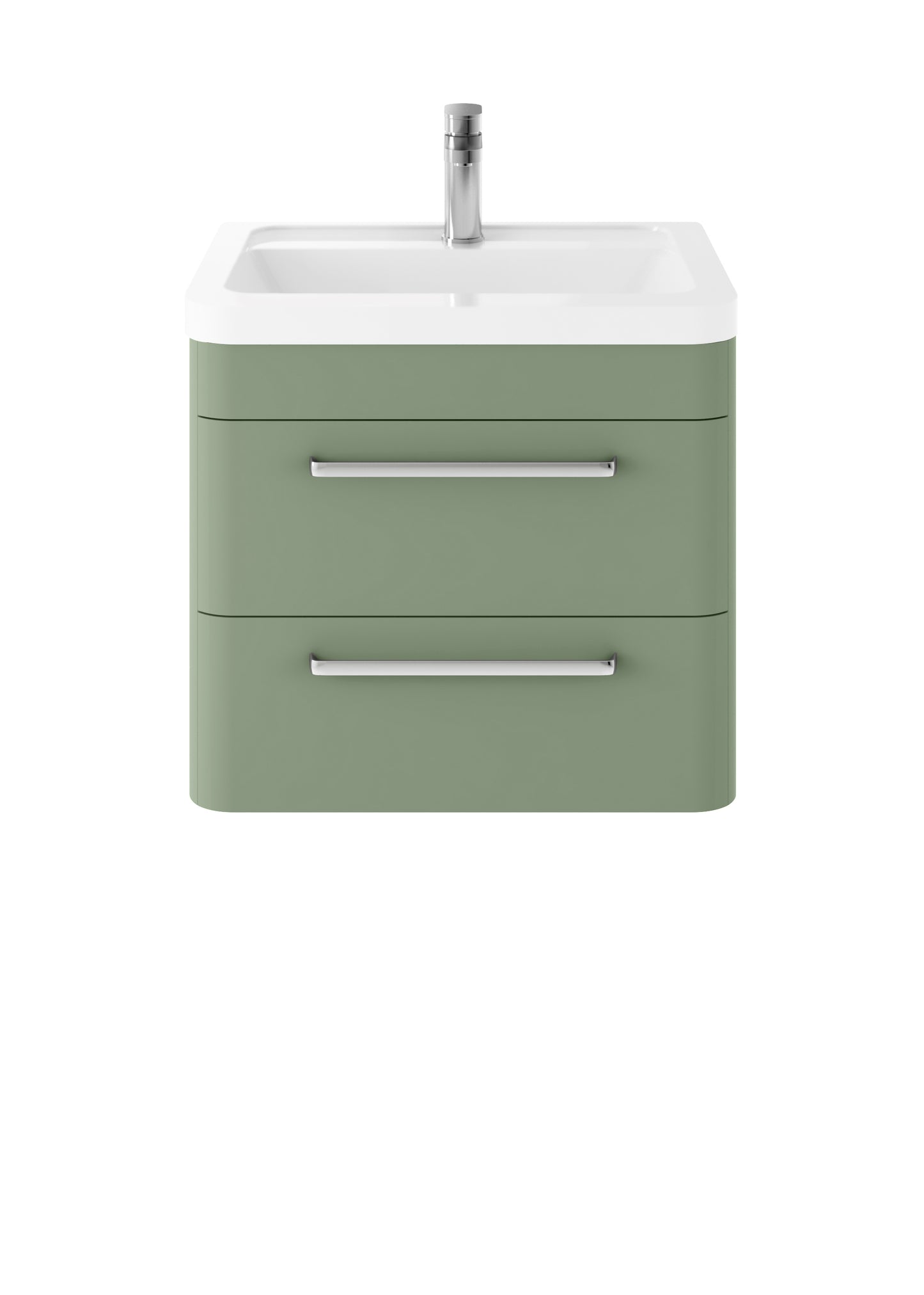 Hudson Reed Wall Hung 600mm Cabinet & Ceramic Basin
