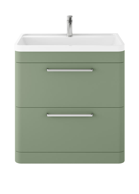 Hudson Reed Floor Standing 800mm Cabinet & Polymarble Basin