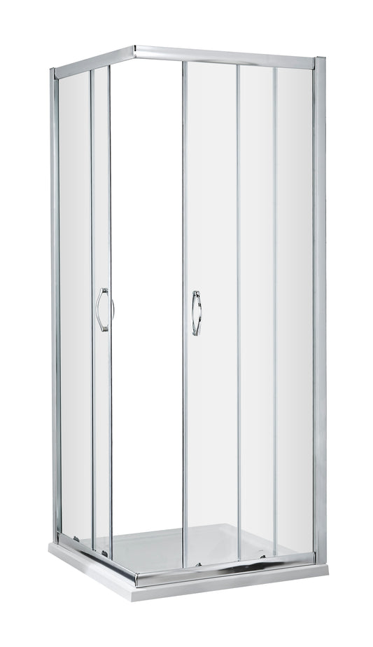 NUIE 1850 x 800mm Corner Entry Shower Enclosure