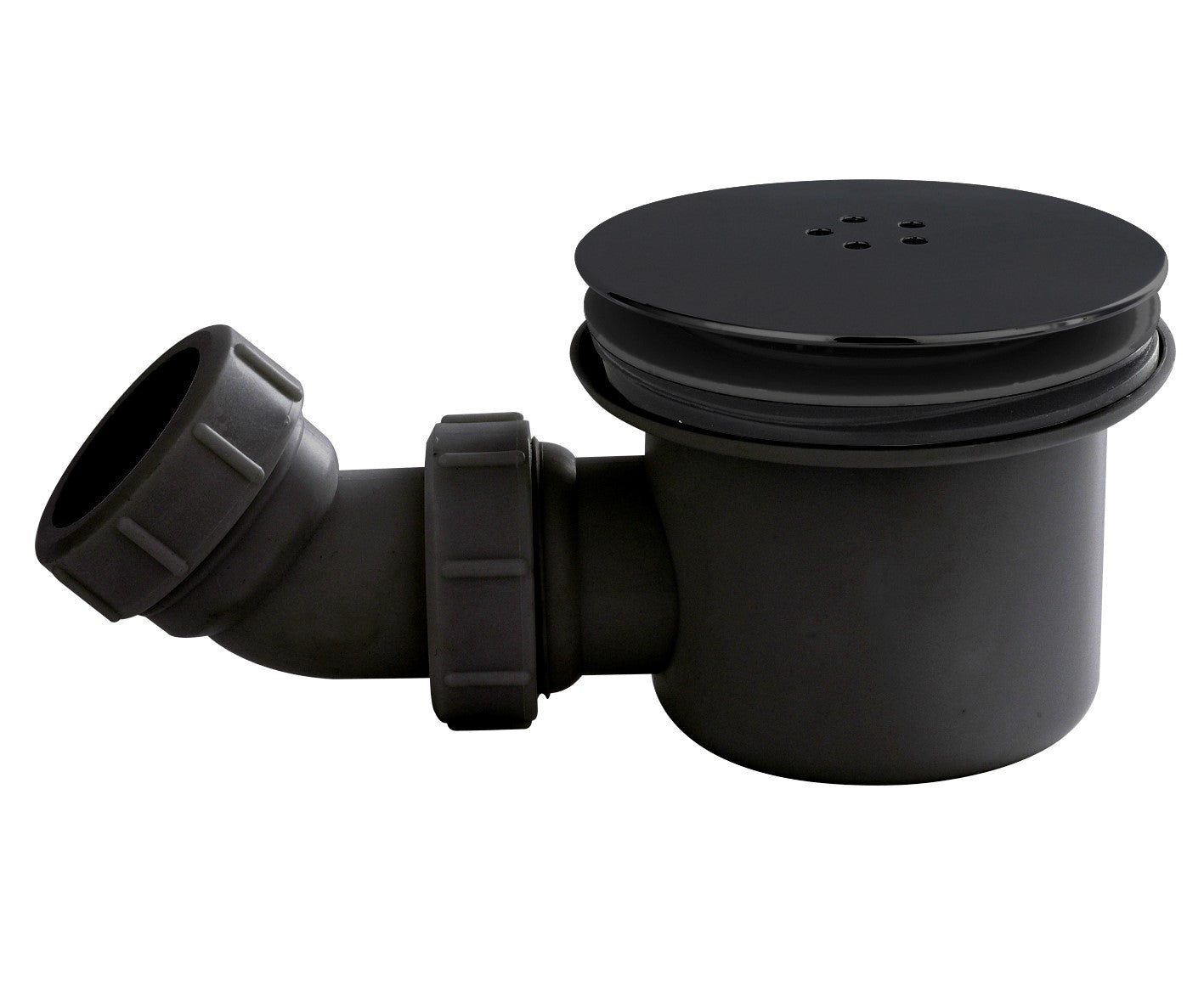 NUIE Black Fast Flow Shower Waste