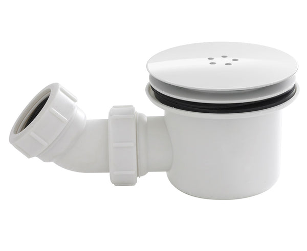 NUIE White Fast Flow Shower Waste