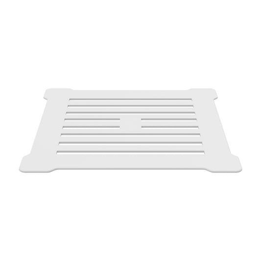 NUIE Square Shower Waste With White Top