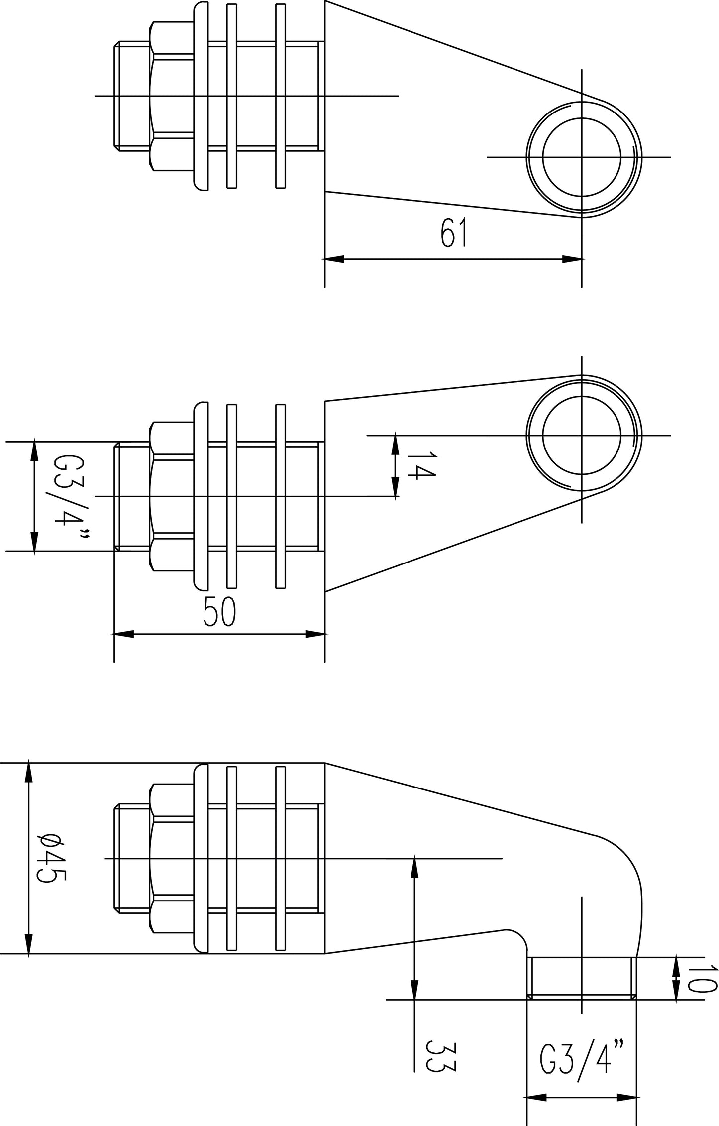 NUIE Inlet Leg