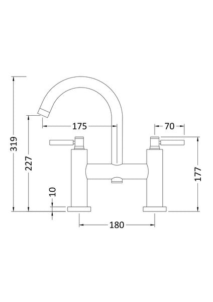Hudson Reed Bath Filler