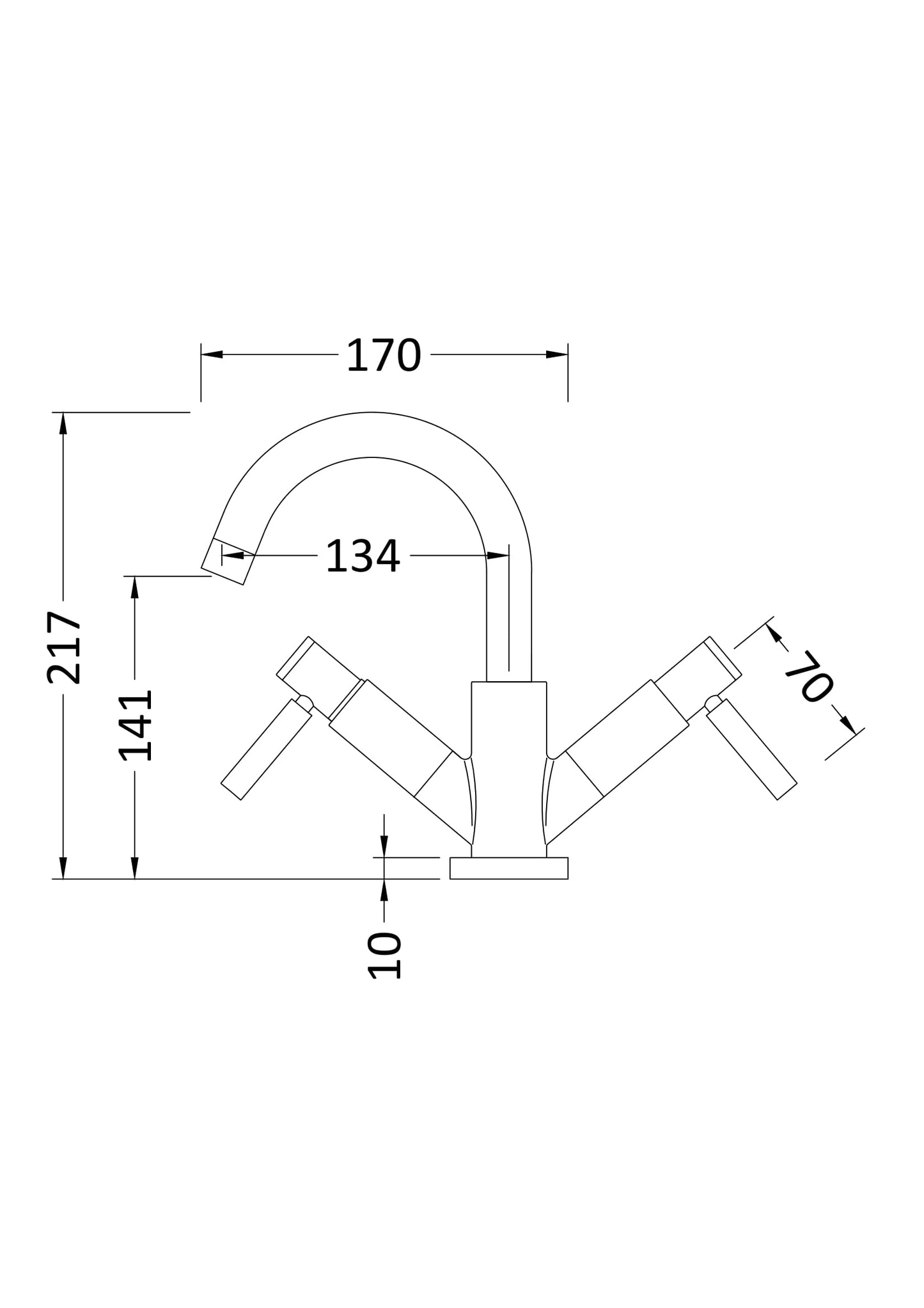Hudson Reed Mono Basin Mixer