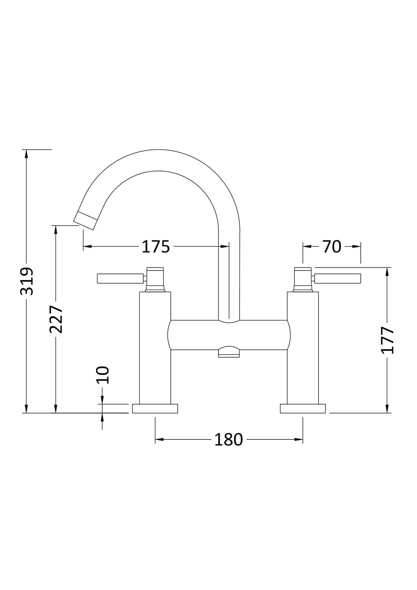 Hudson Reed Bath Filler