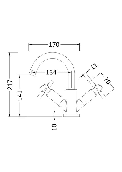 Hudson Reed Mono Basin Mixer