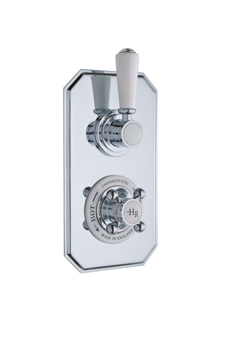 Hudson Reed Twin Concealed Shower Valve with Diverter