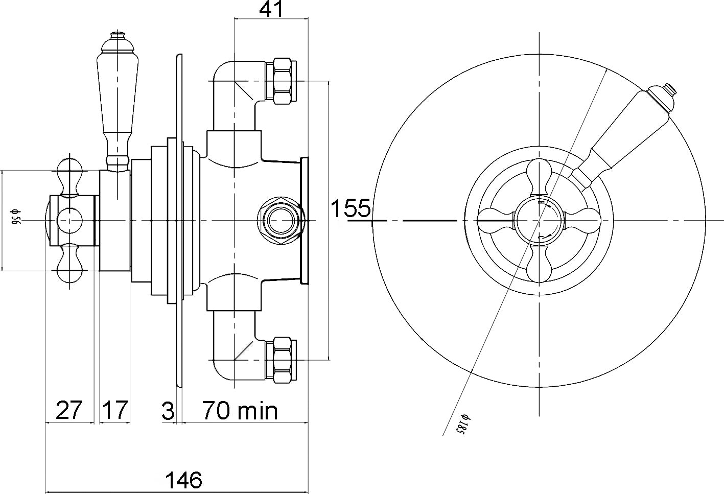 Hudson Reed Concealed Dual Shower Valve