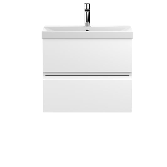 Hudson Reed 600mm Wall Hung 2-Drawer Vanity Unit & Basin 3