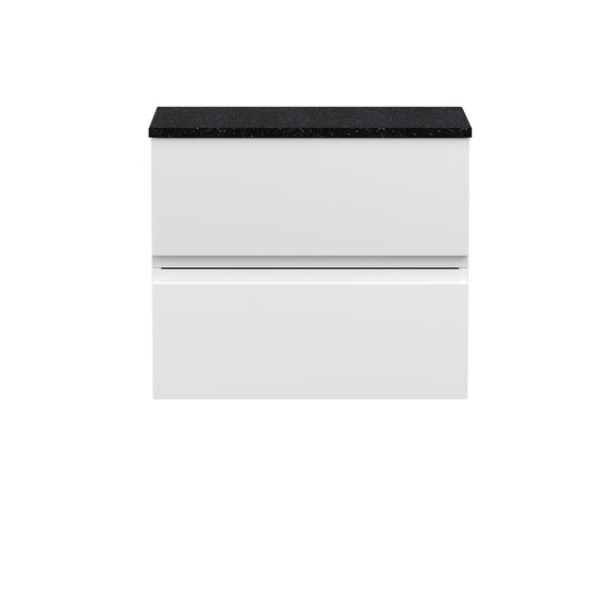 Hudson Reed 600mm Wall Hung 2-Drawer Vanity Unit & Laminate Worktop