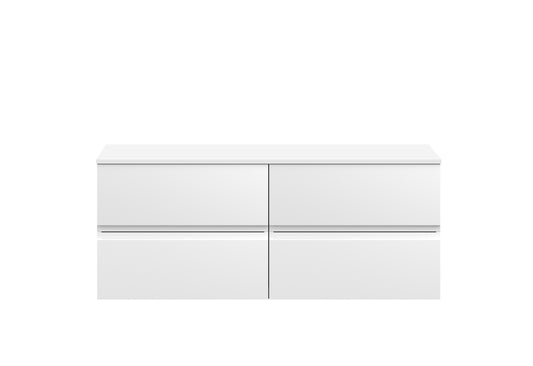 Hudson Reed 1200 Wall Hung 4 Drawer Unit & Worktop