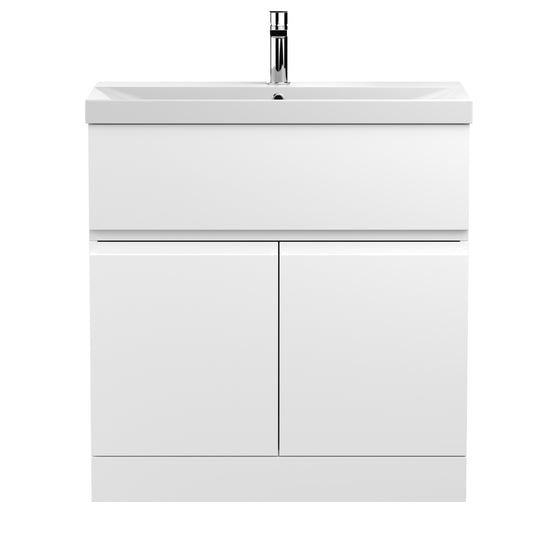 Hudson Reed 800mm Floor Standing 2-Door Vanity Unit & Basin 3