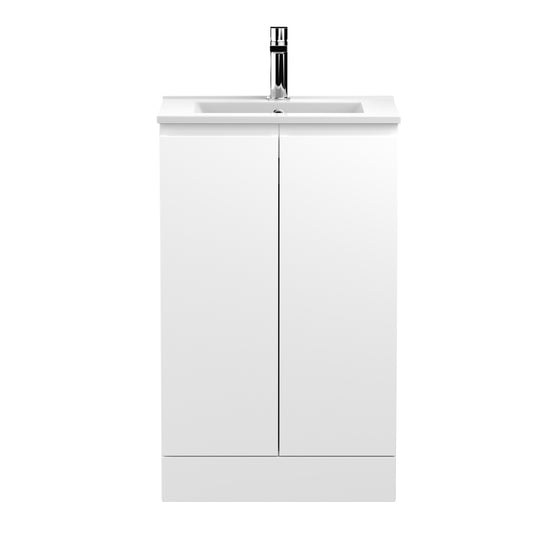 Hudson Reed 500mm Floor Standing 2-Door Vanity Unit & Basin 2