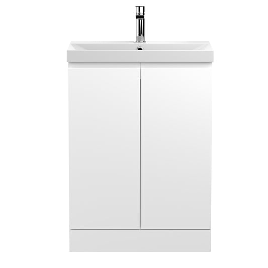 Hudson Reed 600mm Floor Standing 2-Door Vanity Unit & Basin 3