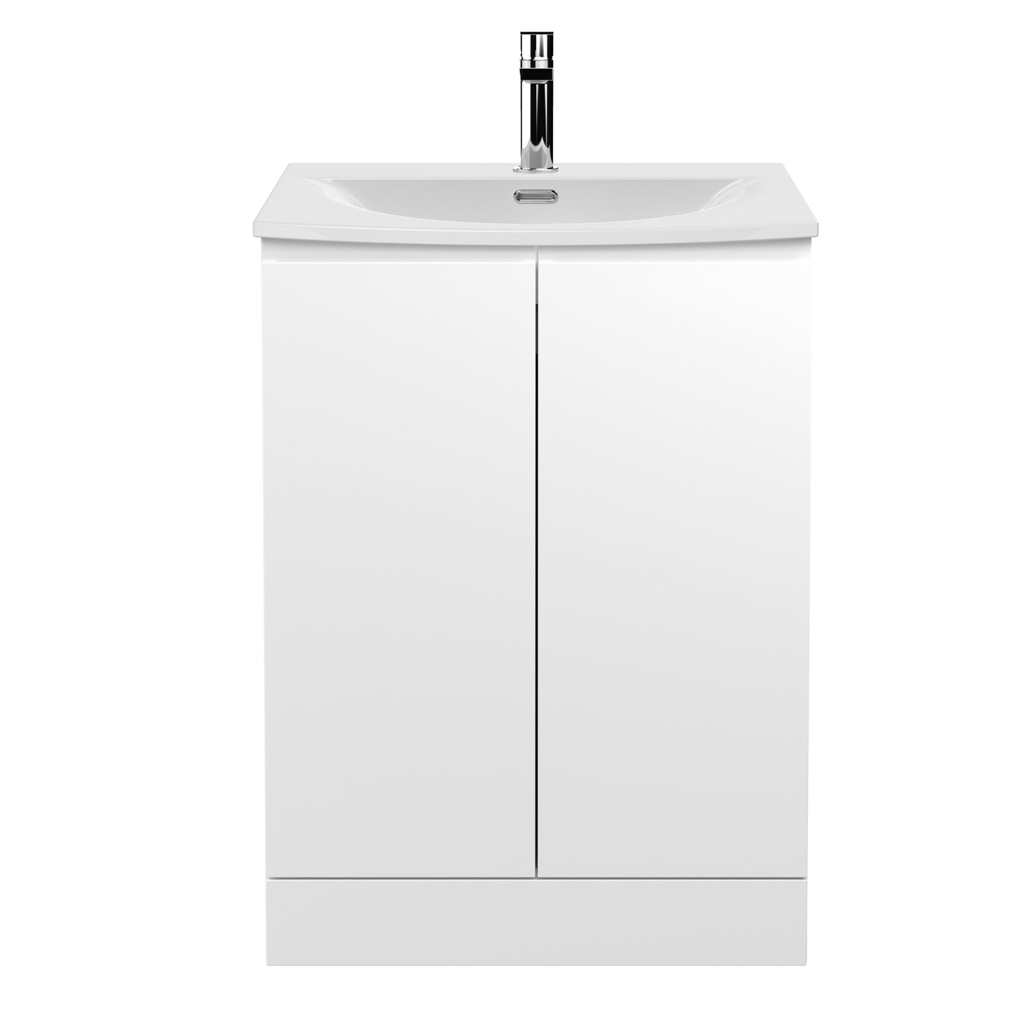 Hudson Reed 600mm Floor Standing 2 Door Vanity Unit & Basin 4