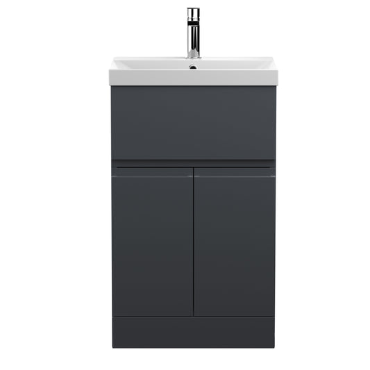 Hudson Reed 500mm Floor Standing 2 Door/Drawer Vanity & Basin 3
