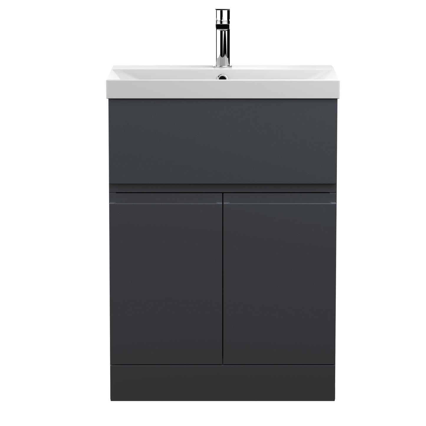 Hudson Reed 600mm Floor Standing 2 Door/Drawer Vanity & Basin 3