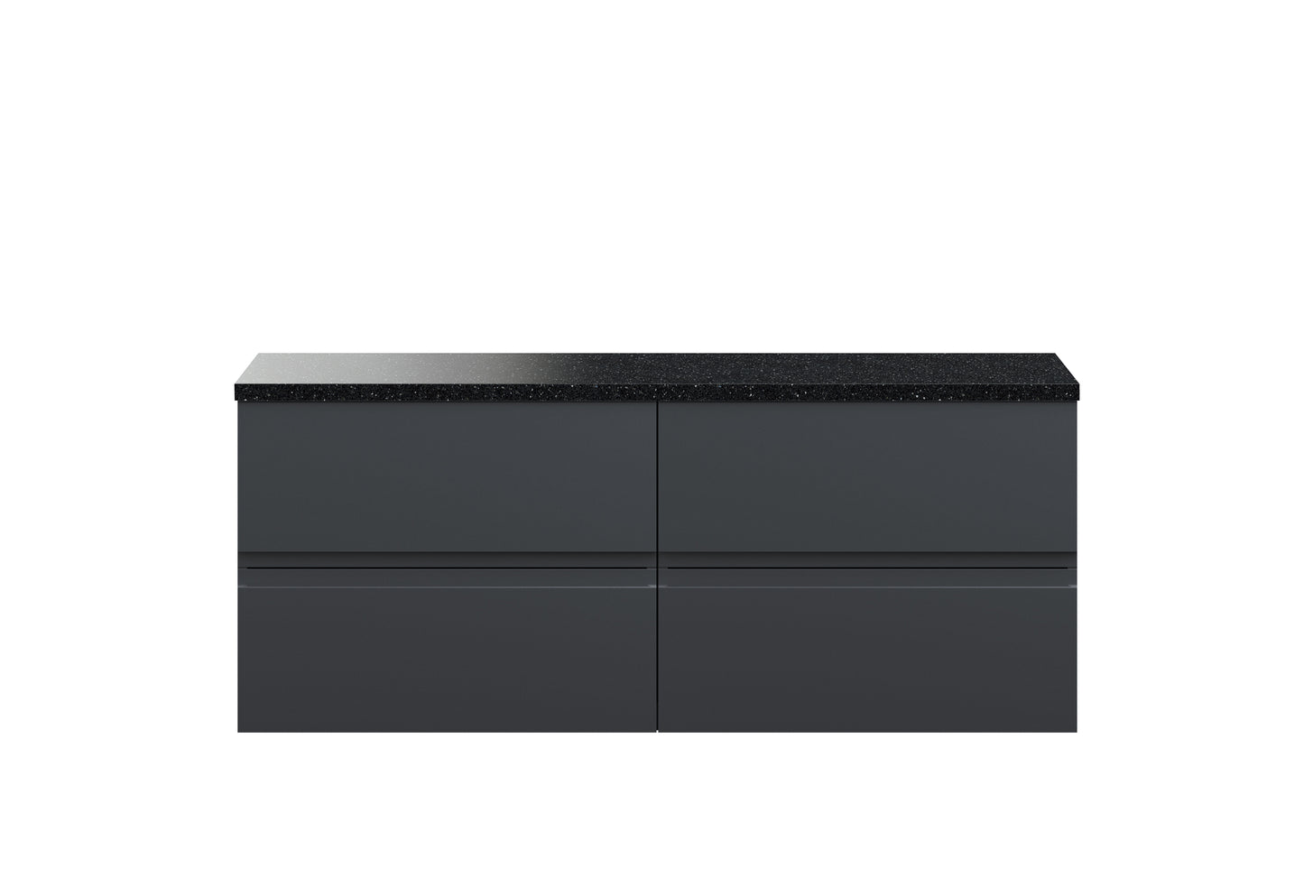 Hudson Reed 1200mm Wall Hung 4-Drawer Unit & Laminate Worktop