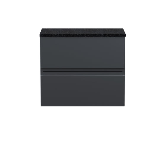 Hudson Reed 600mm Wall Hung 2 Drawer Vanity & Laminate Top