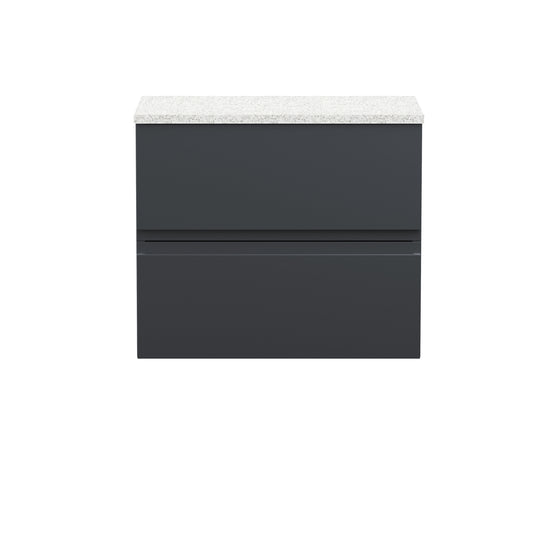 Hudson Reed 600mm Wall Hung 2 Drawer Vanity & Laminate Top