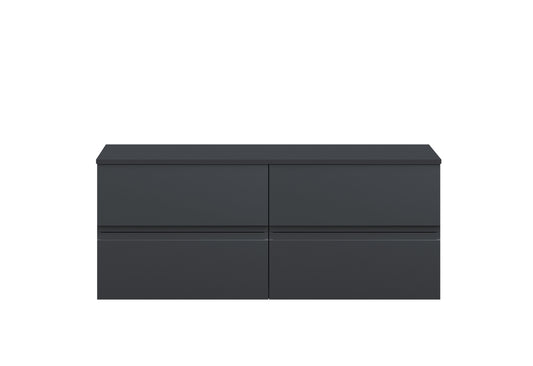 Hudson Reed 1200 Wall Hung 4 Drawer Vanity & Worktop