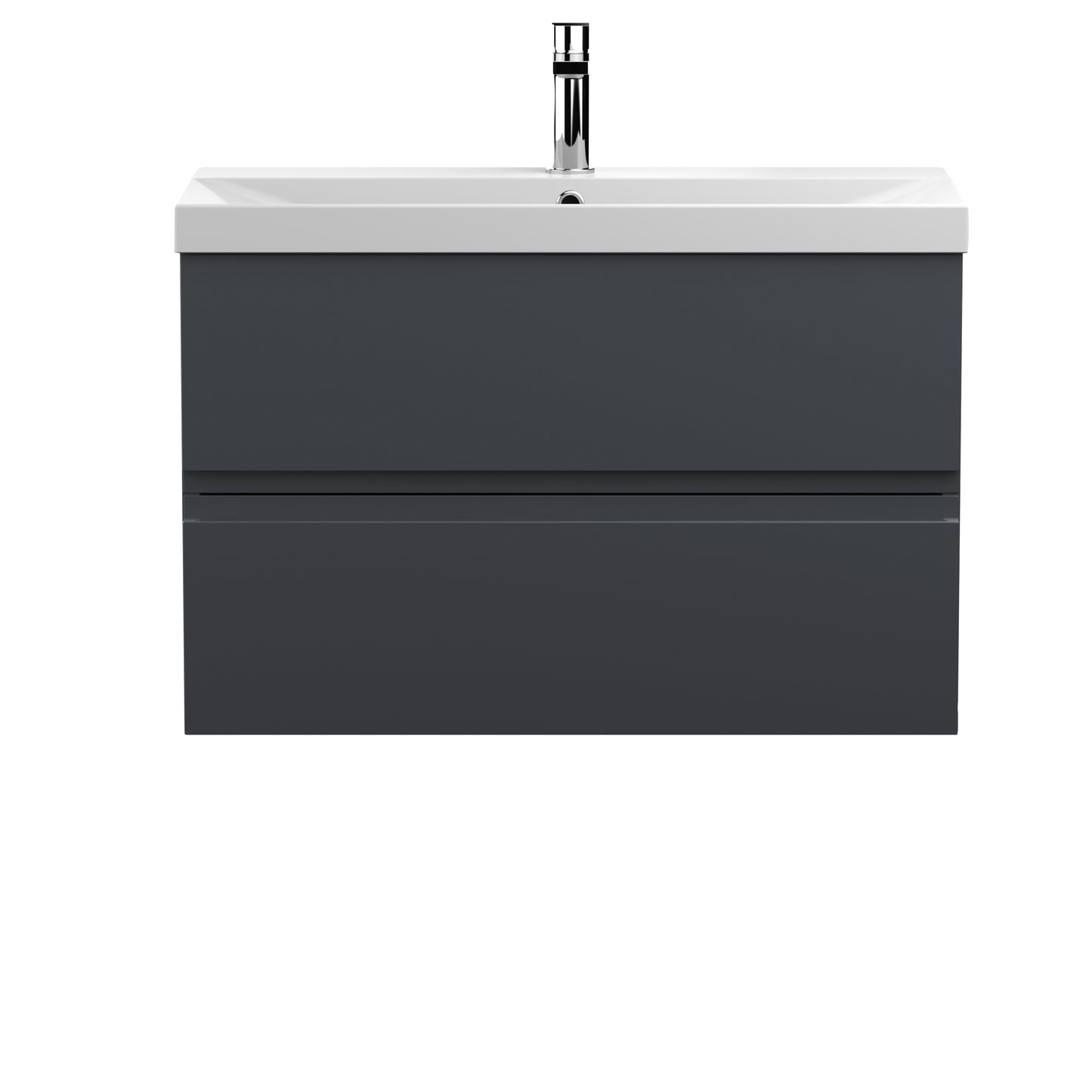 Hudson Reed 800mm Wall Hung 2 Drawer Vanity & Basin 3