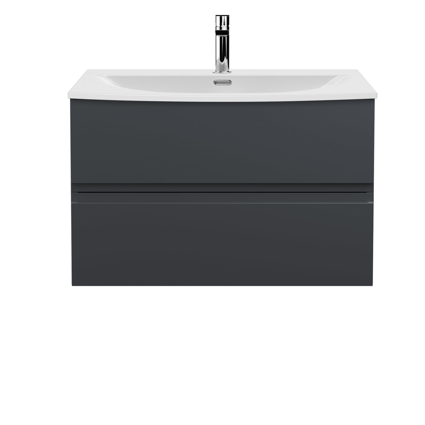 Hudson Reed 800mm Wall Hung 2 Drawer Vanity & Basin 4