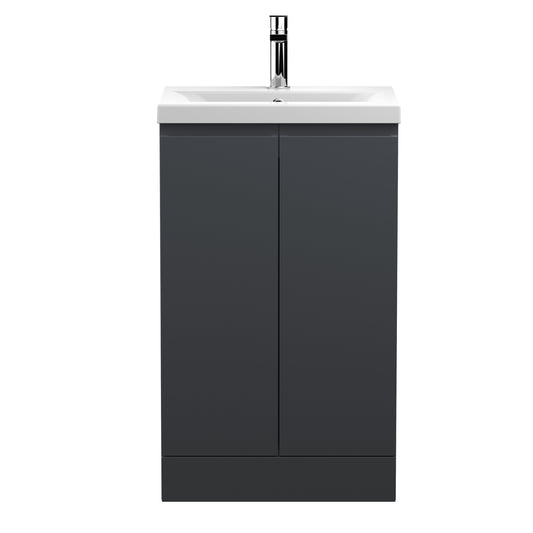 Hudson Reed 500mm Floor Standing 2 Door Vanity & Basin 1