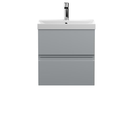 Hudson Reed 500mm Wall Hung 2-Drawer Vanity Unit & Basin 3