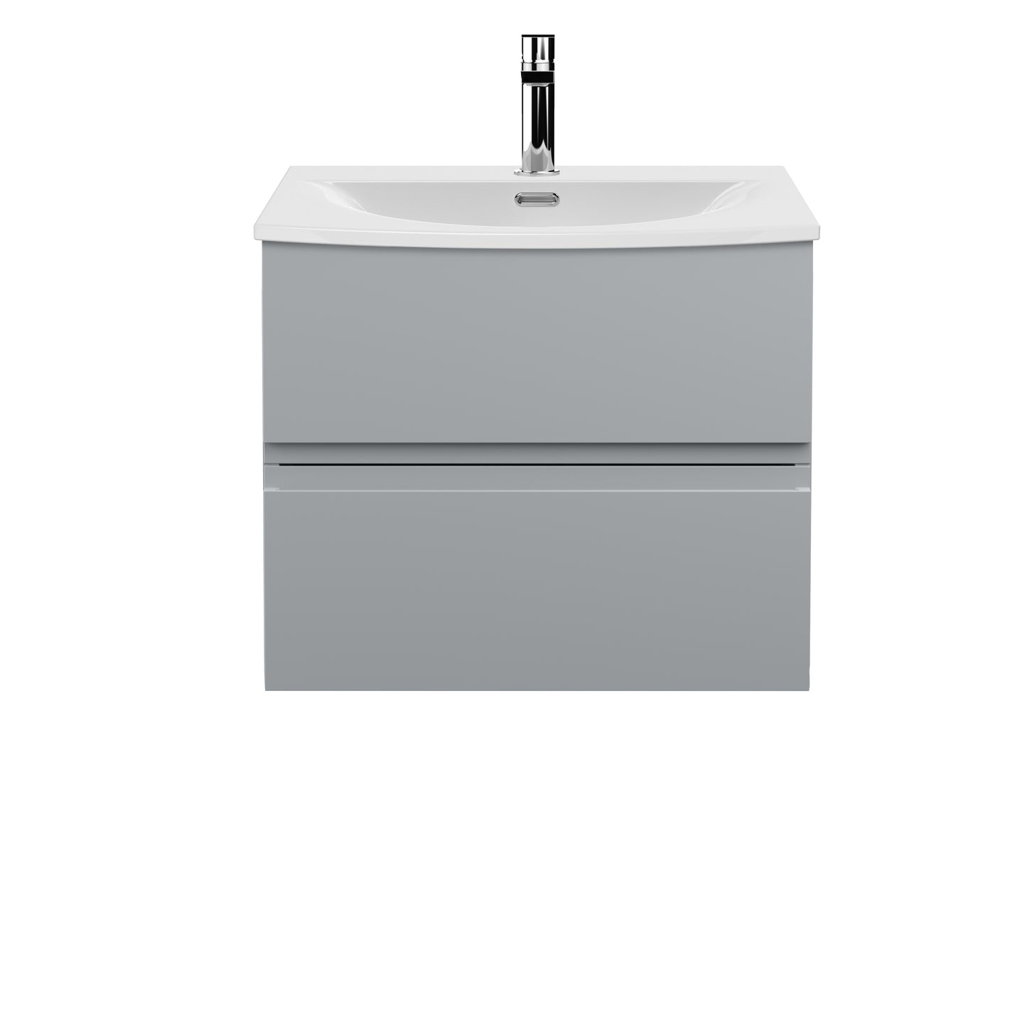 Hudson Reed 600mm Wall Hung 2 Drawer Vanity Unit & Basin 4