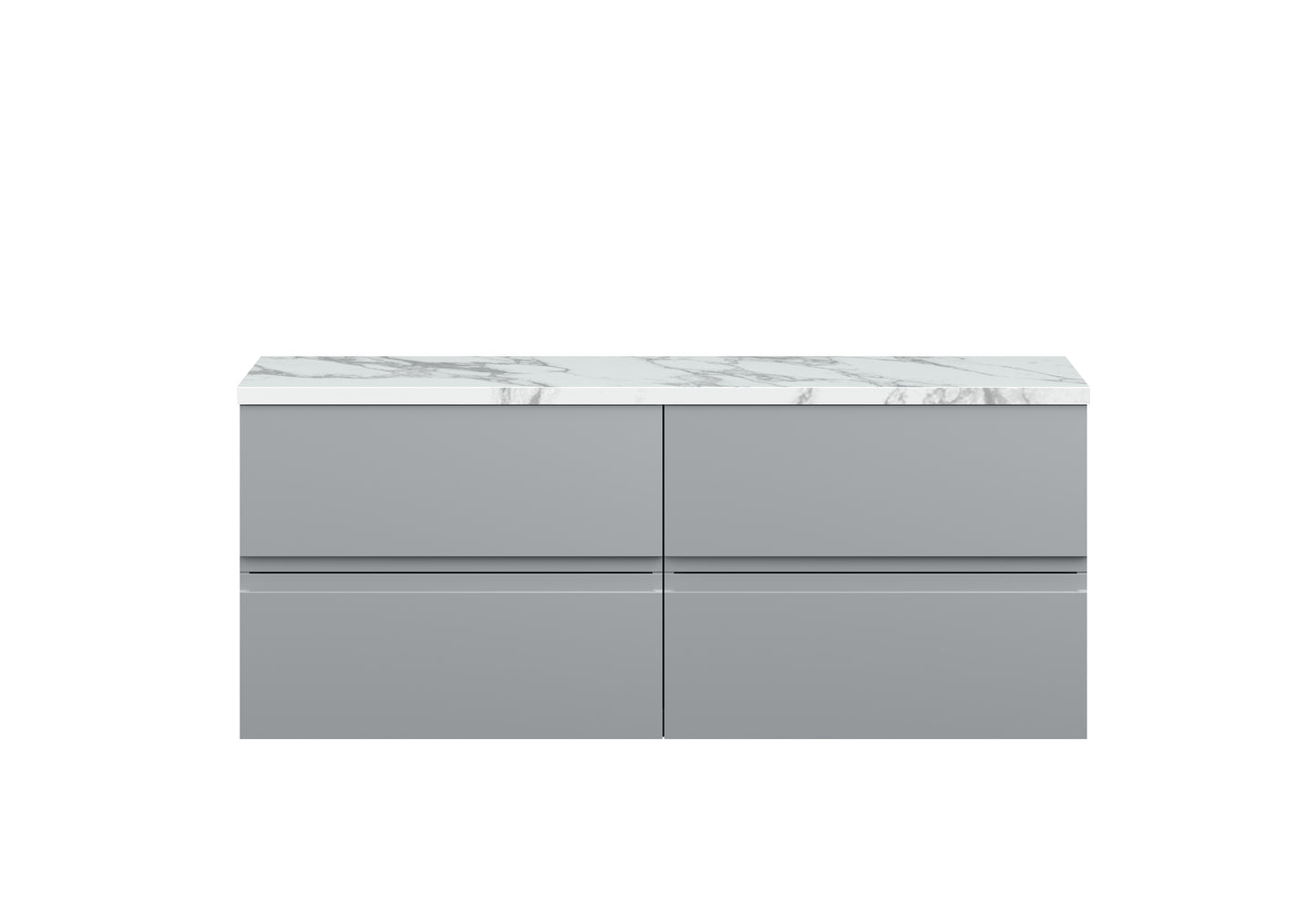 Hudson Reed 1200mm Wall Hung 4-Drawer Unit & Laminate Worktop
