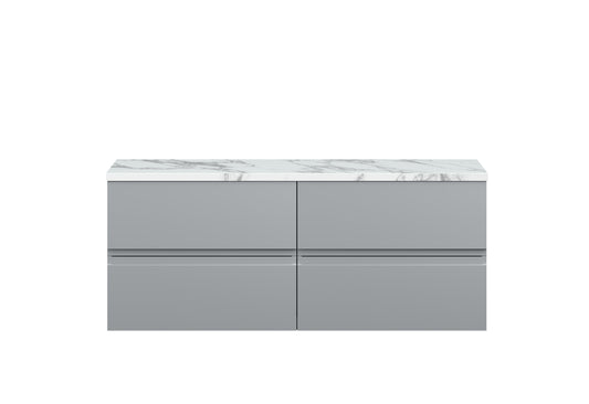 Hudson Reed 1200mm Wall Hung 4-Drawer Unit & Laminate Worktop
