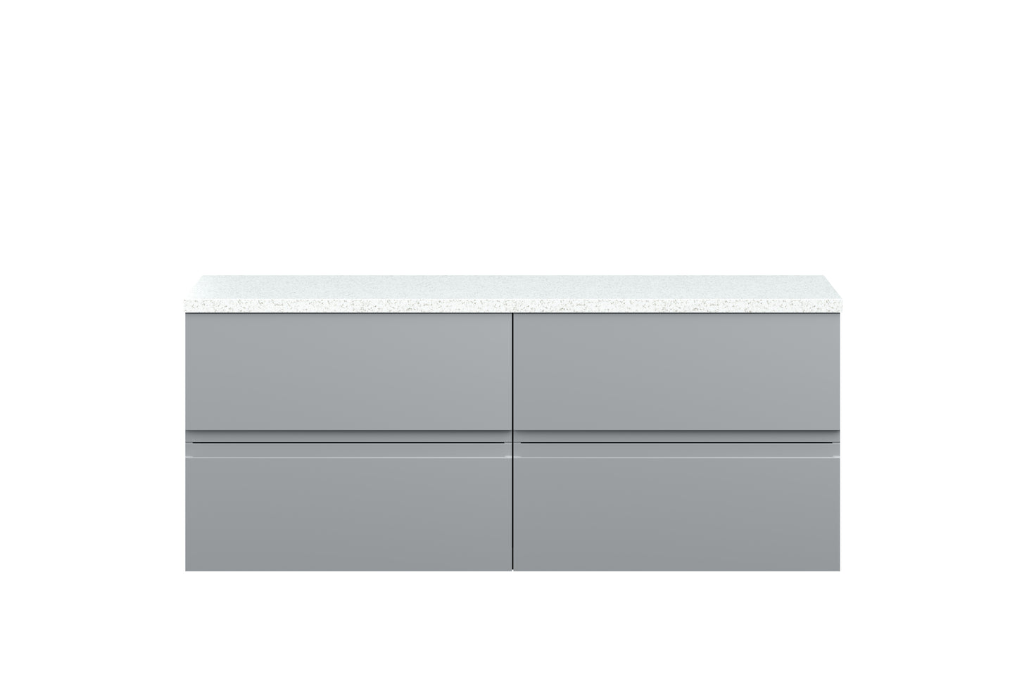 Hudson Reed 1200mm Wall Hung 4-Drawer Unit & Laminate Worktop