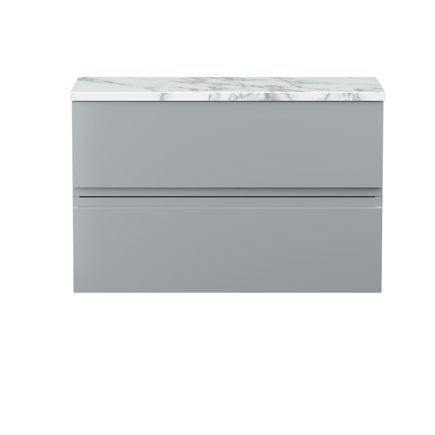 Hudson Reed 800mm Wall Hung 2-Drawer Unit & Laminate Worktop