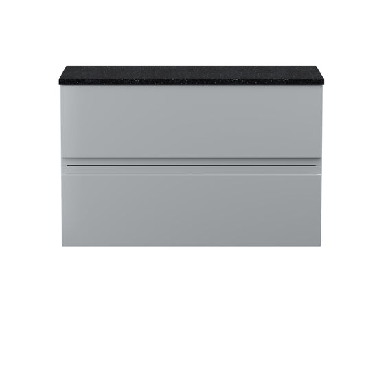 Hudson Reed 800mm Wall Hung 2-Drawer Vanity Unit & Laminate Worktop