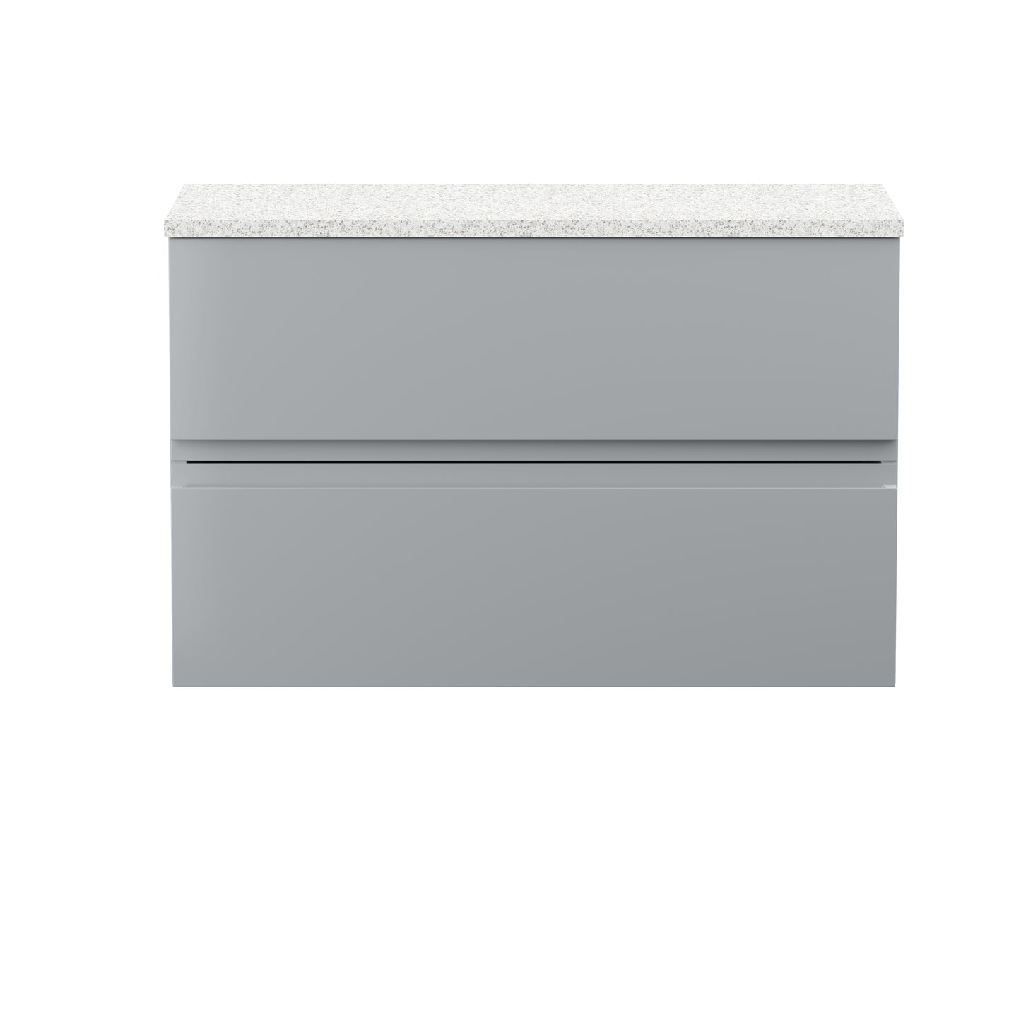 Hudson Reed 800mm Wall Hung 2-Drawer Vanity Unit & Laminate Worktop